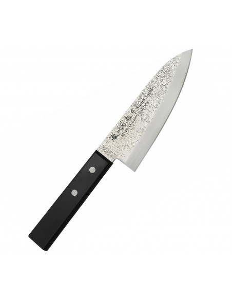 SATAKE Nashiji Black Pakka Nóż Deba 15,5 cm JAPAN