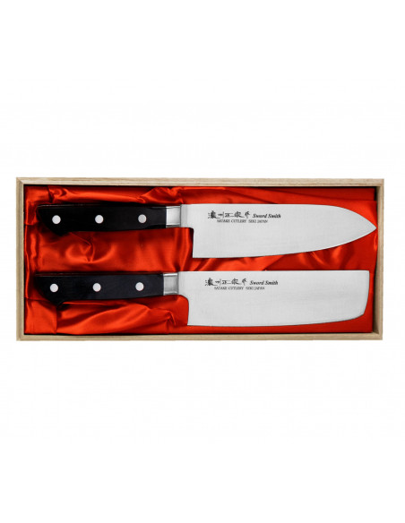 SATAKE Katsu Zestaw 2 nóży Santoku + Nakiri