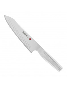 Global NI Orientalny nóż szefa kuchni 20cm - żłobiony