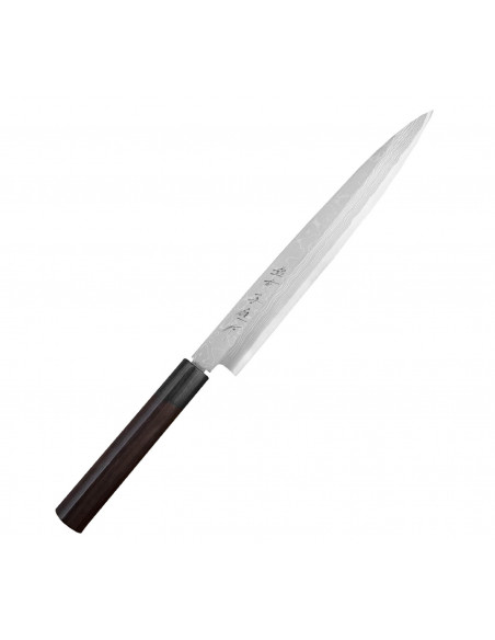 Hideo Kitaoka Nóż Shirogami Satin Yanagi 24 cm