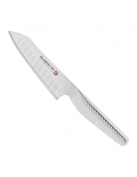 GLOBAL NI Japoński Nóż do Warzyw 14 cm Żłobiony
