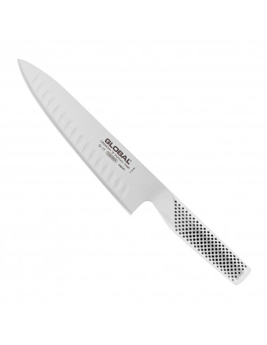 GLOBAL Nóż Szefa Kuchni 20 cm Żłobiony G-77