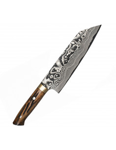 Takeshi Saji YBB Ręcznie kuty nóż Bunka 17cm VG-10