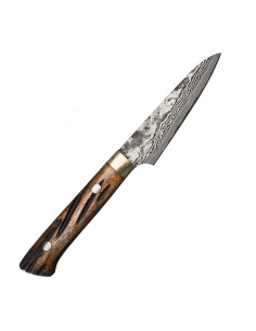 Takeshi Saji YBB Ręcznie kuty nóż do obierania 9 cm VG-10