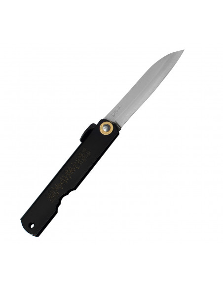 Nóż kieszonkowy Shirogami Higonokami Sasaha Black 7,9 cm