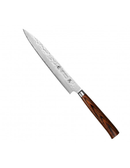 Tamahagane Tsubame Brown VG-5 Nóż Sashimi 21cm