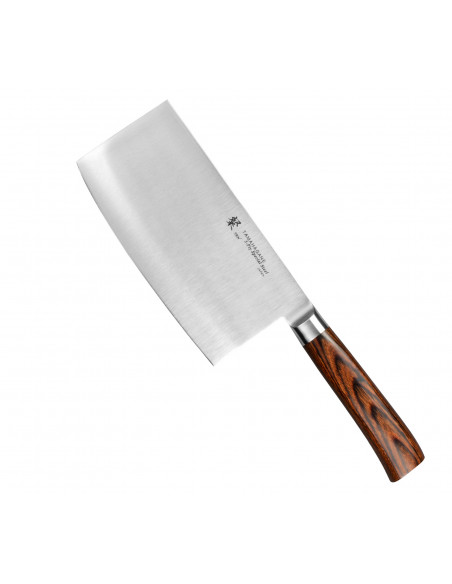 Tamahagane SAN Brown VG-5 Nóż chiński do siekania 18cm