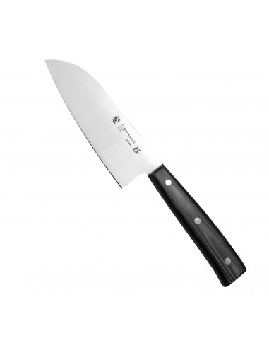 TAMAHAGANE Sakura Japoński Nóż Santoku 12 cm