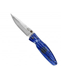 Mcusta Sengoku Blue Pakka Damascus VG-10 8,6 cm