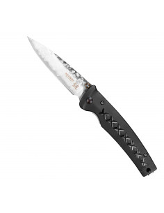 Mcusta Fusion Czarny Damascus VG-10 8 cm