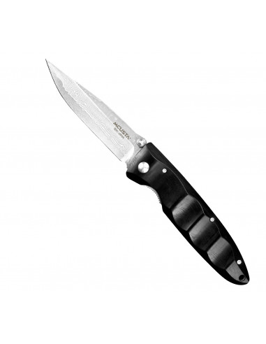 MCUSTA Classic Wave Black Pakka Damascus 8,5 cm