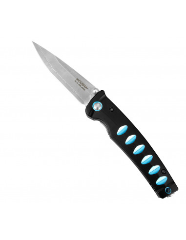 MCUSTA Katana Nóż Składany Czarne Aluminium 8 cm
