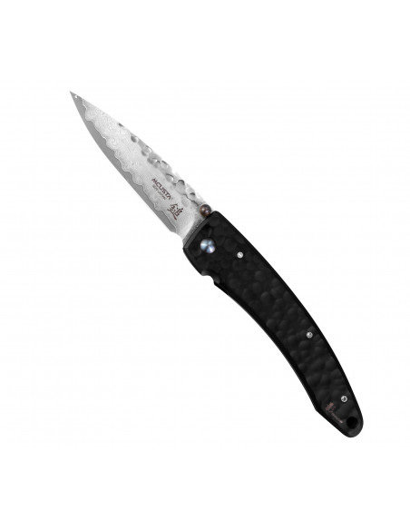 MCUSTA Forge Black Damascus Nóż Składany 8,5 cm