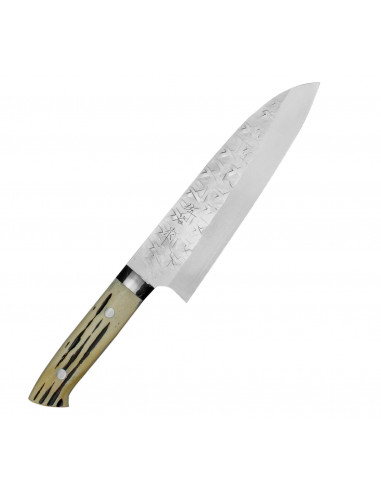 Takeshi SRS-13 Róg Jeleni Nóż Santoku 18cm