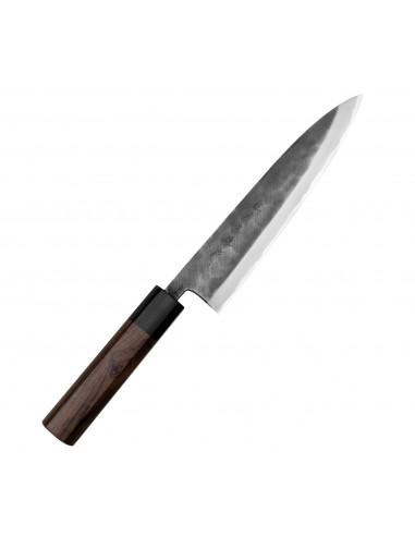 Hideo Kitaoka Shirogami Black Oktagon Nóż Miroshi Deba 21cm