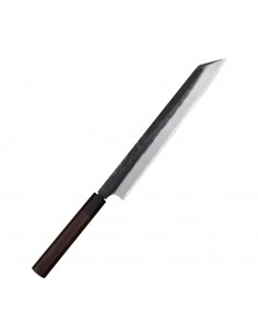 Hideo Kitaoka Shirogami Black Oktagon Nóż Kiritsuke 27cm