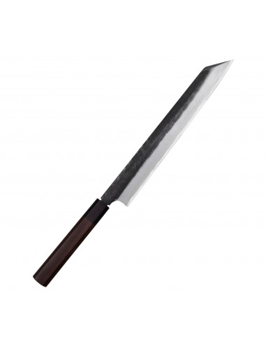 Hideo Kitaoka Shirogami Black Oktagon Nóż Kiritsuke 27cm
