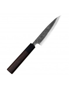 Hideo Kitaoka Shirogami Black Oktagon Nóż Kaisaki 12cm