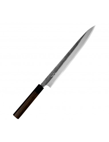 Hideo Kitaoka Shirogami Black Nóż Oktagon Yanagi 30cm