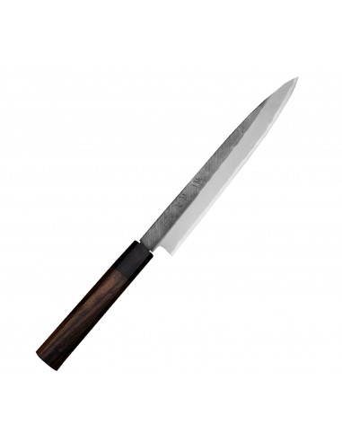 Hideo Kitaoka Shirogami Black Oktagon Nóż Yanagi 21cm