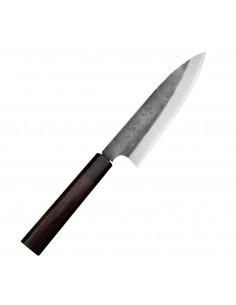 Hideo Kitaoka Shirogami Black Oktagon Nóż Funayuki 18 cm
