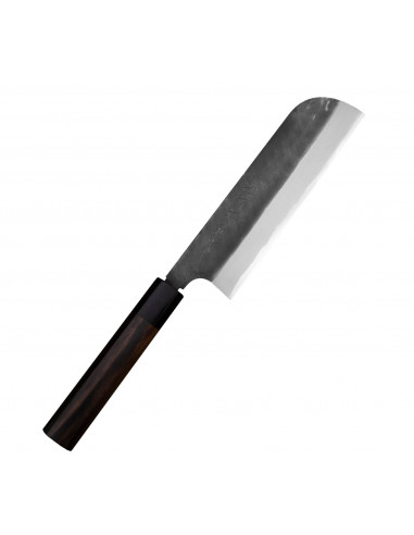 Hideo Kitaoka Shirogami Black Oktagon Nóż Kamagata Usuba 18 cm