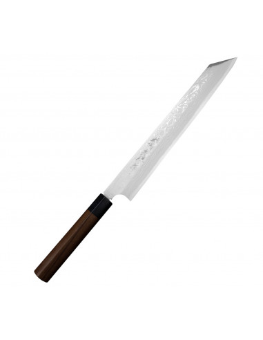 Hideo Kitaoka Shirogami Satin Nóż Kiritsuke 27cm