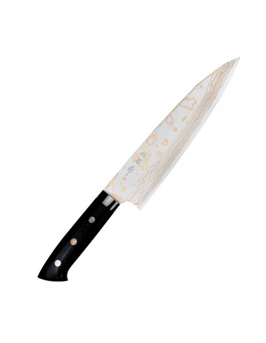 Takeshi Saji Blue Steel Nóż Szefa kuchni ręcznie kuty 21 cm