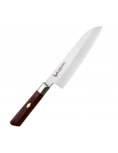 Mcusta Zanmai VG-10 Supreme Ripple Nóż Santoku 18cm