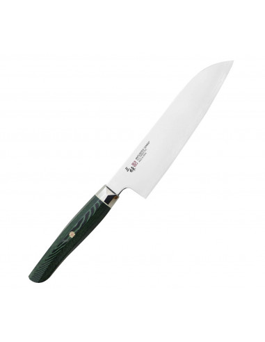 Mcusta Zanmai Green Revolution SPG2 Nóż Santoku 18cm