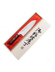 SATAKE Unique Shirogami Nóż Santoku 17 cm Pudełko