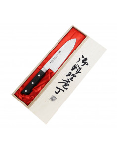 Satake Noushu Nóż Santoku 17cm w drewnianym pudełku