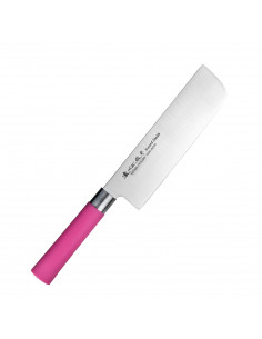 SATAKE Macaron Pink Japoński Nóż Nakiri 17 cm 807-272