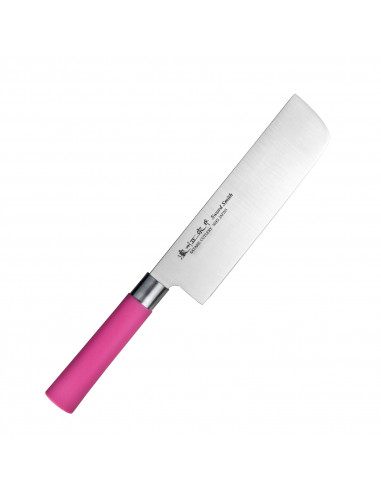 SATAKE Macaron Pink Japoński Nóż Nakiri 17 cm 807-272