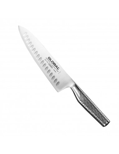 Europejski nóż szefa kuchni żłobiony 20,5cm | Global GF-99