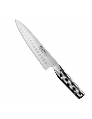 GLOBAL Nóż Szefa Kuchni Żłobiony 18 cm G-78
