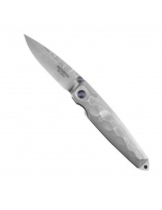 MCUSTA Shinra Tsuchi Damascus Nóż Składany 6,5 cm