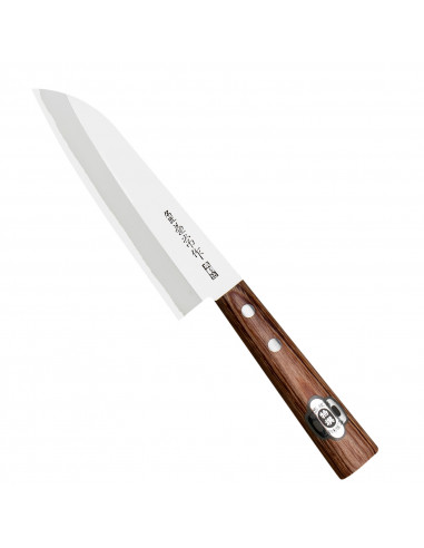 Kanetsune 1000 Shiro-2/SS Nóż Mini Santoku 14cm
