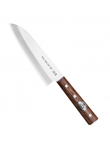 Kanetsune 1000 Shiro-2/SS Nóż Santoku 16,5cm