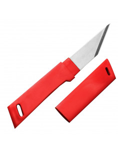 Kanetsune 420J2 Nóż Kiridashi 4 cm Czerwony