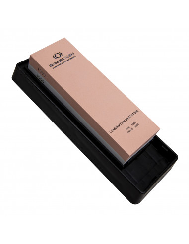 Ishimura Dwustronny kamień do ostrzenia z podstawą 1000/3000