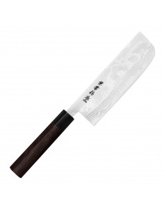 Kanetsune Zen-Bokashi Aogami2 Nóż Nakiri 16,5 cm