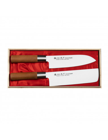 Satake Masamune Zestaw Nóż Santoku + Nakiri