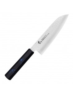 Sakai Takayuki Nanairo VG-10 Blue Nóż Santoku 17 cm