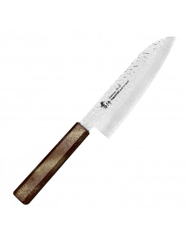 SAKAI TAKAYUKI Urushi Sairen Nóż Santoku 17 cm