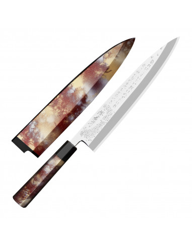 Sakai Takayuki Rinka Silver3 Nóż Miroshi Deba 27 cm