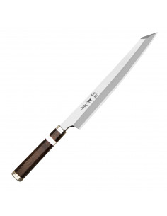 Sakai Takayuki Shiden Silver3 Nóż Kengata Yanagiba 27 cm