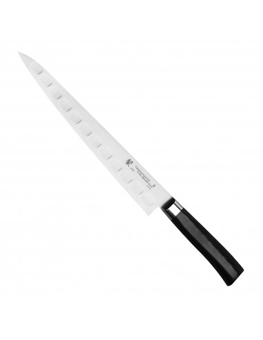 Tamahagane SAN Black VG-5 Nóż Sujihiki żłobiony 27 cm