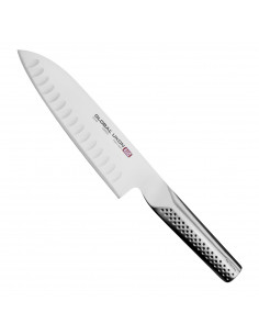 GLOBAL Ukon Japoński Nóż Santoku Żłobiony 18,5 cm