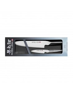 Global Ukon Zestaw Nóż Szefa kuchni 20 cm + Nóż do obierania 9 cm